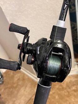 Saltwater Fishing Rod + Reel Baitcasting Combo, used once, left handed