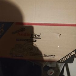 15" Pipe Audio 1500 Watt Brand New 