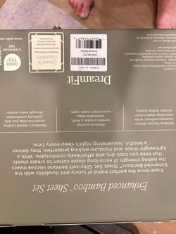 Dreamfit bamboo sheet set new