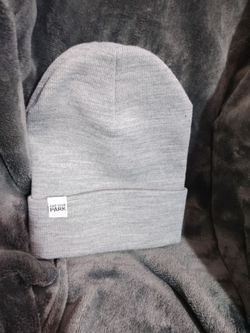 National Park Foundation beanie in Light Gray w/s Find  Your Park Logo