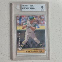 1993 Upper Deck Home Run Heroes Mark McGwire #HR2 BGS 8