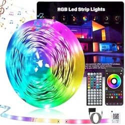 Firm On Price.100FT Led Lights for Bedroom, Color Changing RGB Led Strip Lights Indoor, Music Sync Led Light Strip w Remote & App Control, NOT For Car