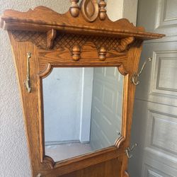 Antique Storage Mirror