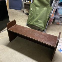 Small Wooden Shelf Or Bench