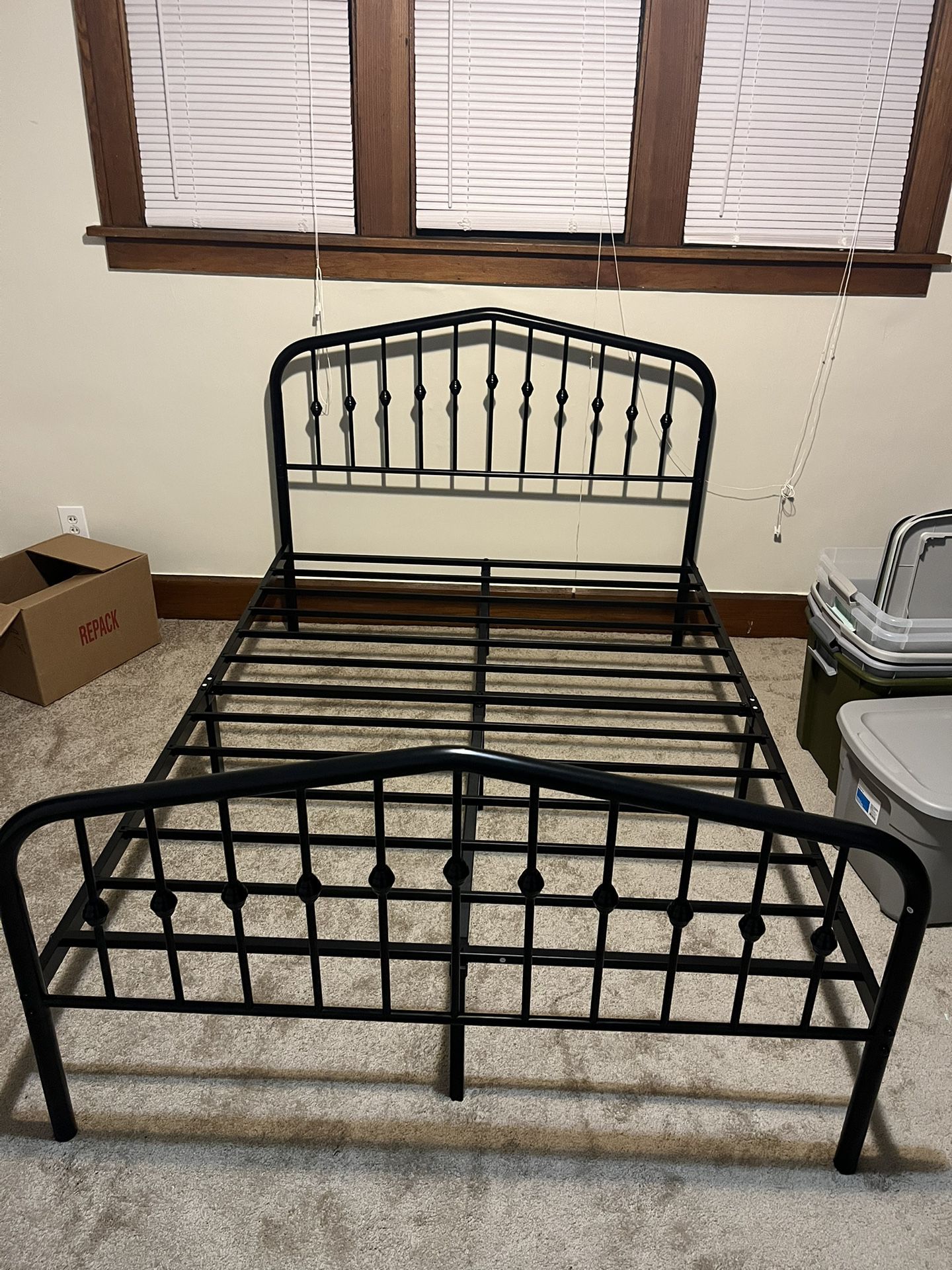 Full Size Black Bed Frame