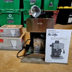 New Mr. Coffee Expresso and Cappuccino Machine 