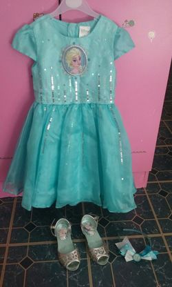 Disney Frozen Queen Elsa Party dress set