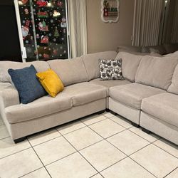 Beautiful Beige Sectional Couch From Ashley Furniture 