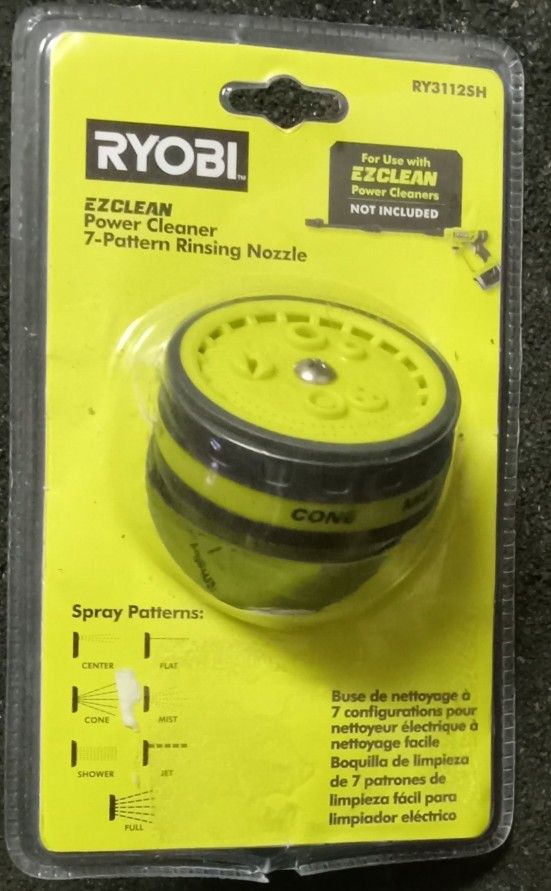 RYOBI EZClean Power Cleaner Spray Head RY31125H PACK OPENED