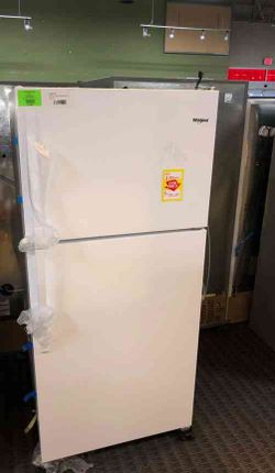 Brand New Whirlpool Top Freezer Refrigerator (Model:WRT318FZDW) 42A