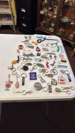 Large Lot of Assorted Keychains