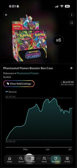 Pokemon Phantasmal Flames Booster Box Case