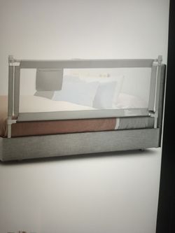 Baby safety bed rail.