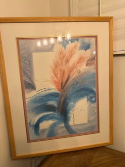 Lynne Furtado Framed Watercolor Painting