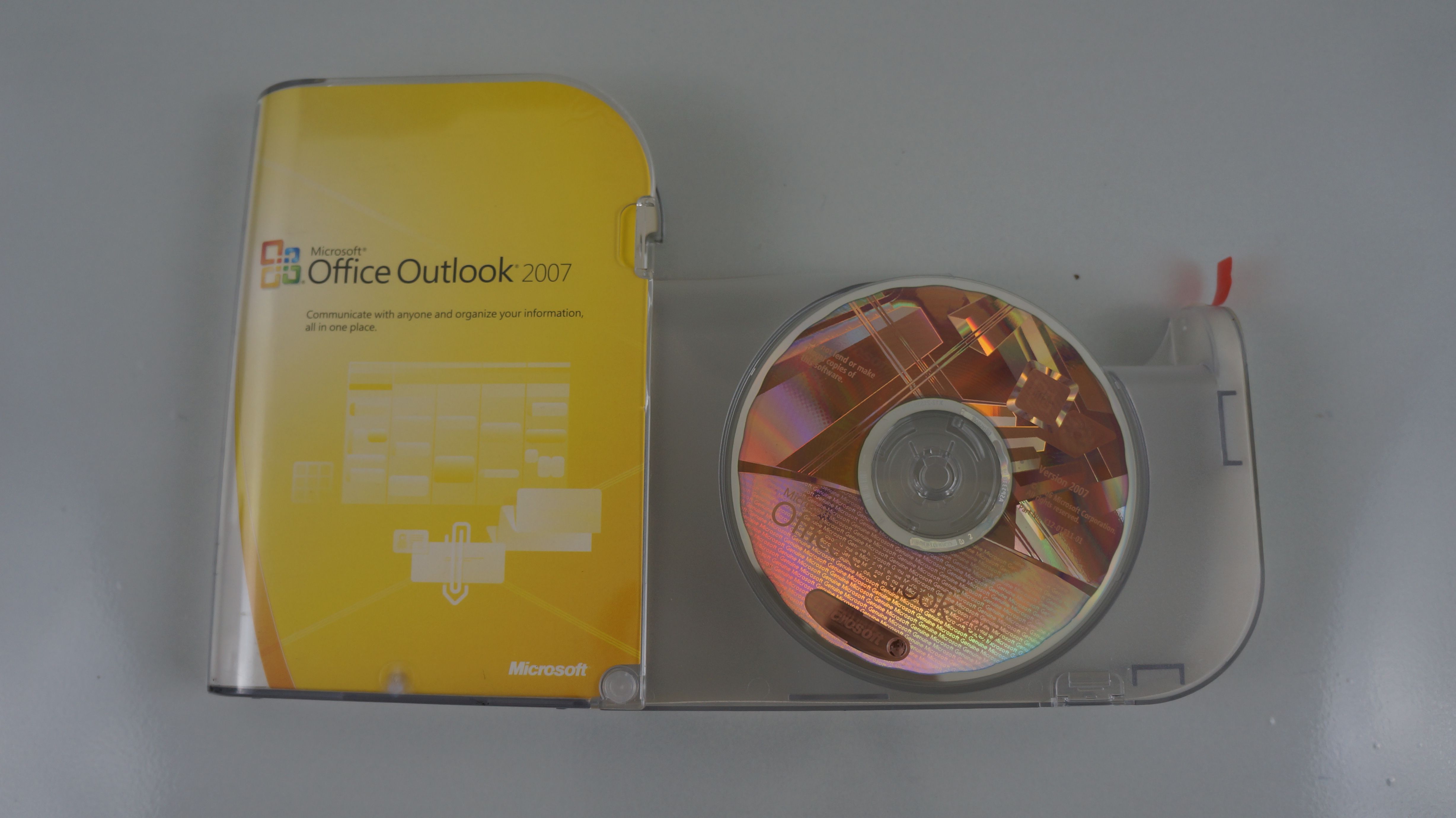 Genuine Microsoft Office Outlook 2007 With Product Key