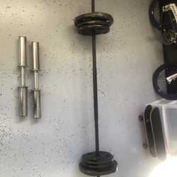 Weights Barbell And Dumbbells 