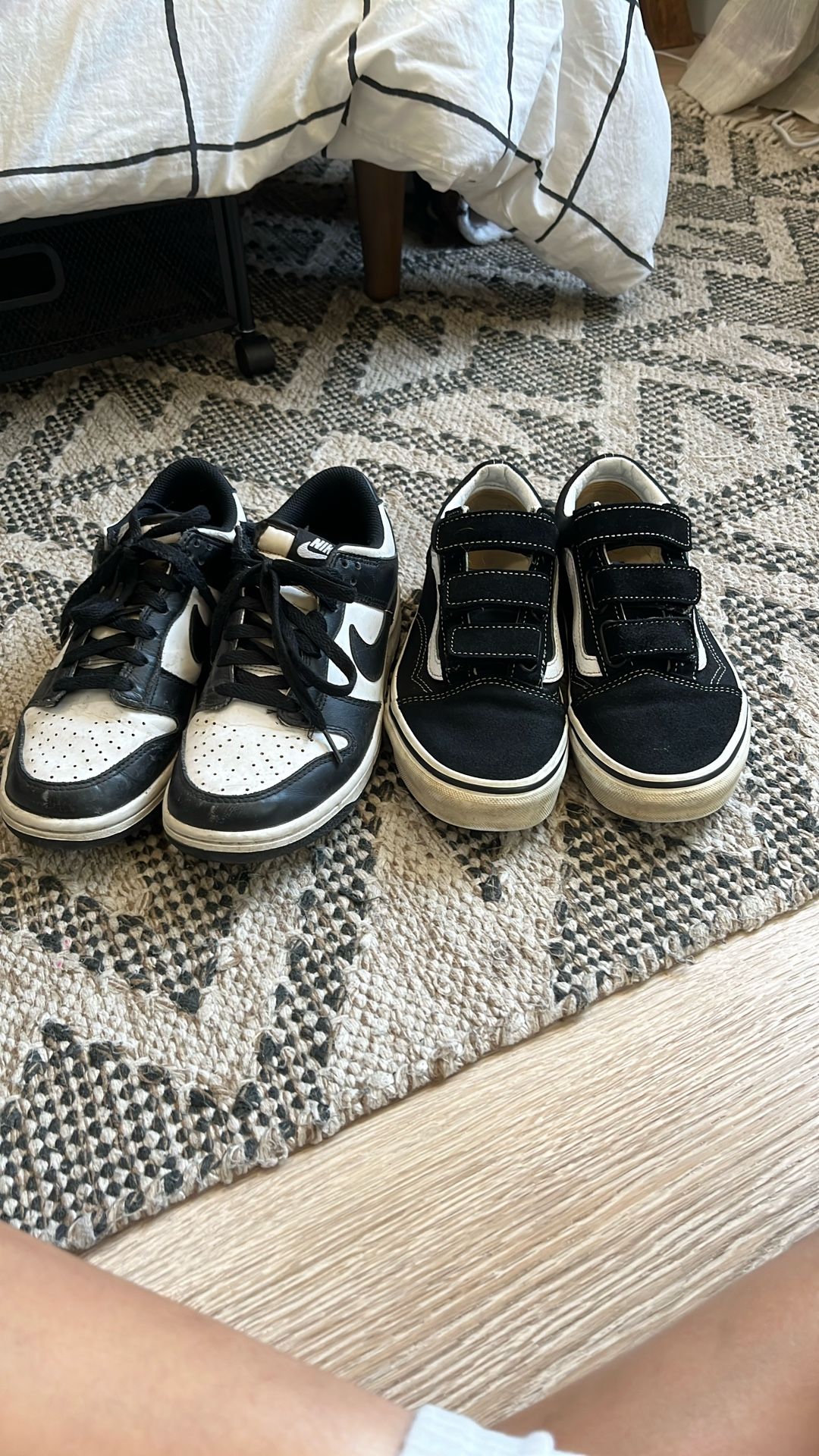 Nike Panda Dunks And Vans