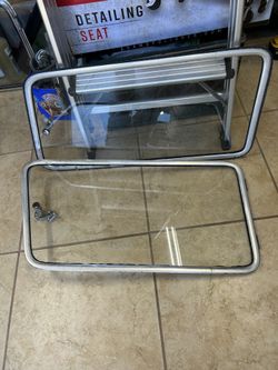 Vw Type 3 Squerback Pop Out Original Windows Needs Gaskets Seals