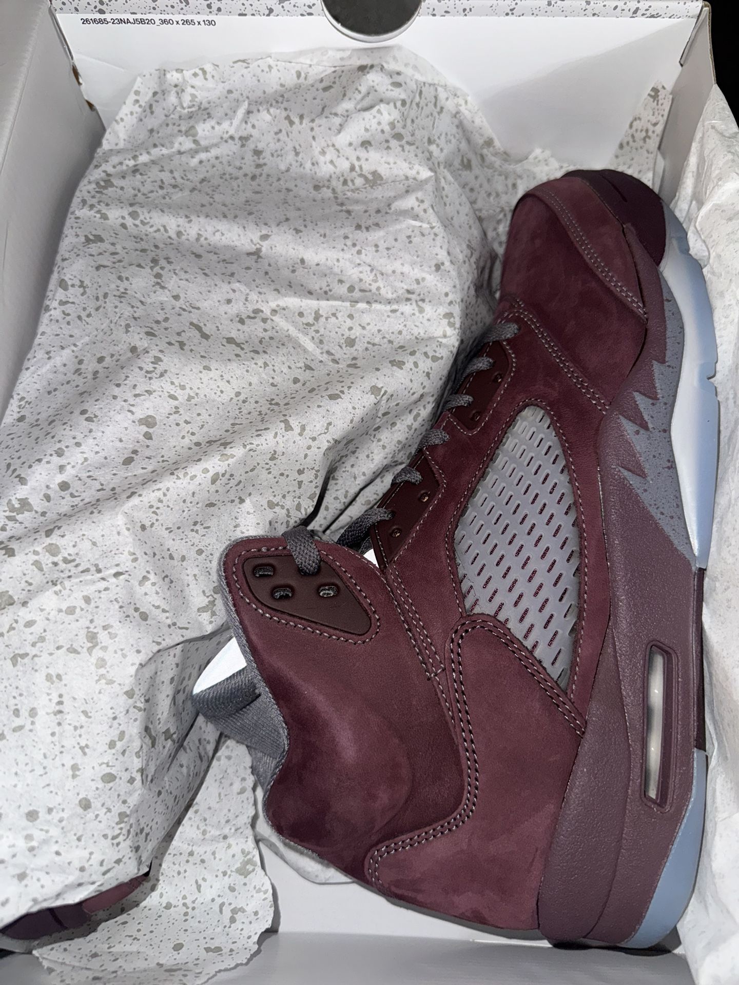Retro 5 Burgundy