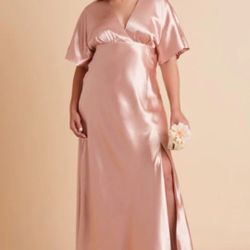 Rose Gold Bridesmaid Dress