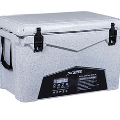 Xspec 60 Qt XL Roto Molded High Performance Camping Cooler Ice Chest | Extra Large Pro Tough Durable Outdoor Overland Rotomolded Hard Cooler