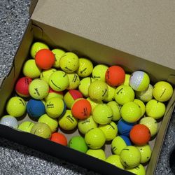 52 SRIXON GOLF BALLS 4+ Dozen All colored Yellow Divide Z Q Star SoftFeel 