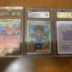 CGC And Tag Graded Pokemon Cards