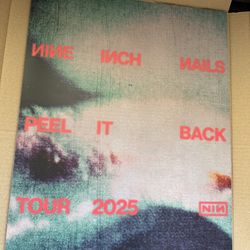 Nine Inch Nails “Peel It Back” Tour 2025 – Special Edition Double Poster