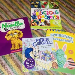 New Kids Book Lot ( Easter, Cookbook)