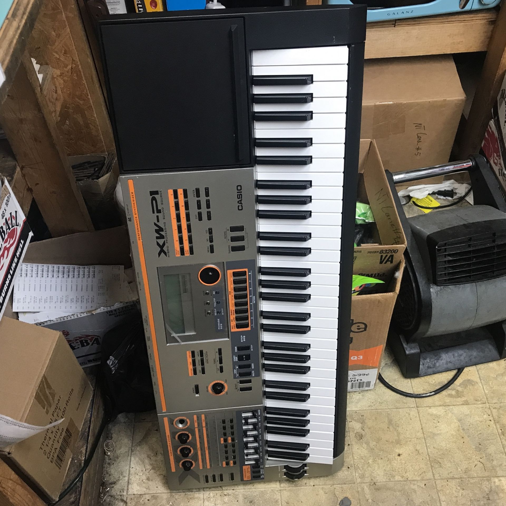 Casio XW-P1 61-Key Performance Synthesizer 2010s - Silver
