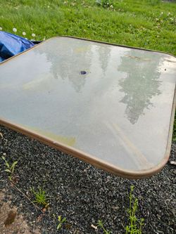 Patio table and chairs
