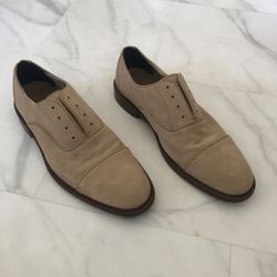 Laceless Banana Republic Leather Suede Shoes