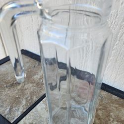 Vintage Glass Pitcher 