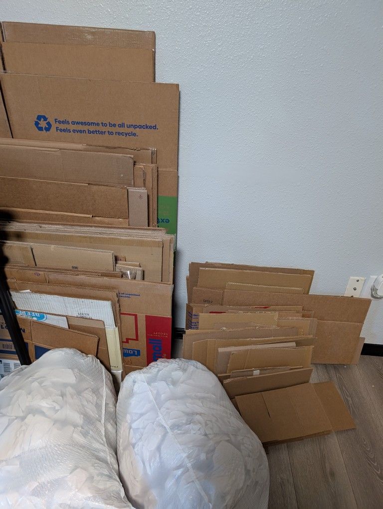 Moving Boxes And Moving Paper
