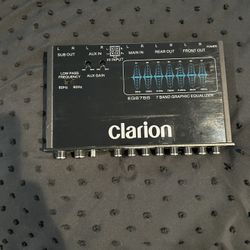 Clarion Equalizer 