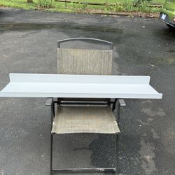 2 Pottery Barn Holman Solid Wood White Picture Ledges