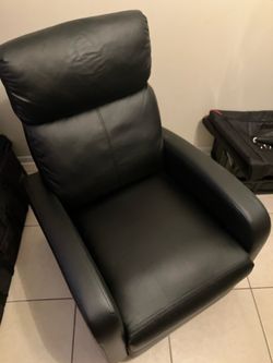 Black Recliner Sofa Chair