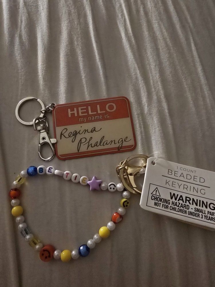 Bestie Beaded Keyring Bracelet And Keychain New