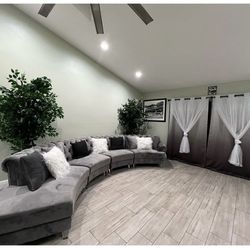 Elegant Half Moon Sofa/Couch