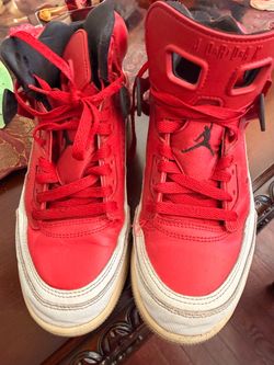 Jordan Spiz’ike Red & White Size 8 Boys
