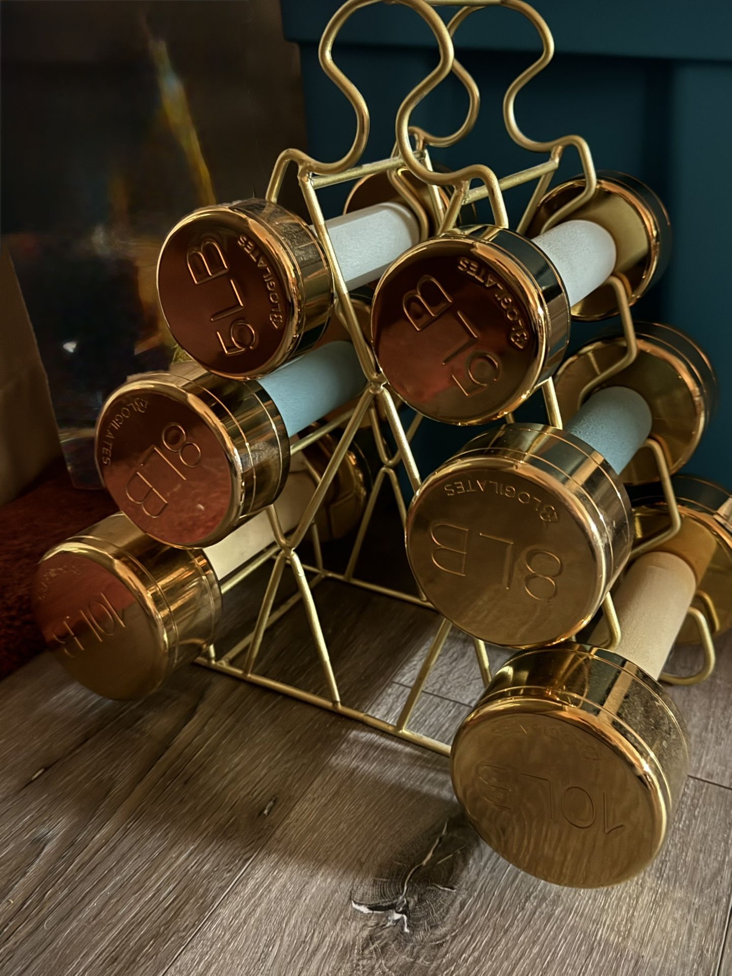 BIOGILATES WEIGHT SET PLUS 4 Tier METAL RACK