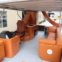 Pantoon Boat Duble Deck Include Trailer 