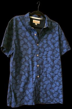 Ocean Pacific Size XL Fits Like LG Men's Shirt Sleeve Button Up