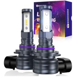 CARSPARKLE 9006 Bulbs 9006 Fog Lights Bulbs 6500K IP68 Waterproof Real 1:1 Size Plug & Play