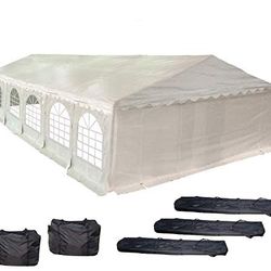 party tent carport-white