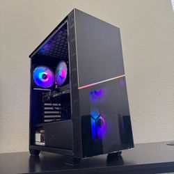 FAST Custom 6 Core RTX Gaming PC Computer (Ryzen 5 5500, 16GB RAM, RTX 2060, 512GB NVMe SSD + 1TB HDD, WiFi)