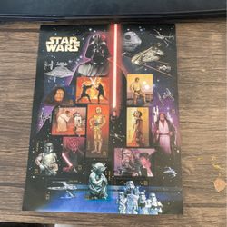 Star Wars Stamps 15 Stamps Total