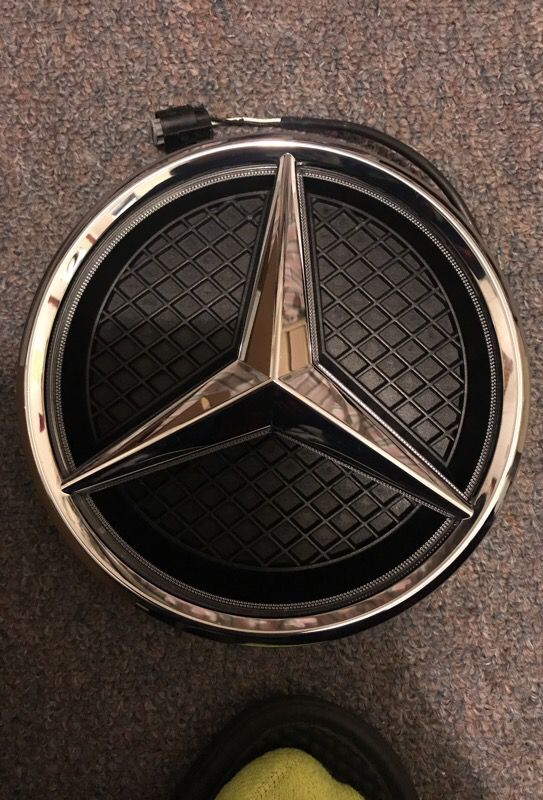 LED Mercedes-benz emblem