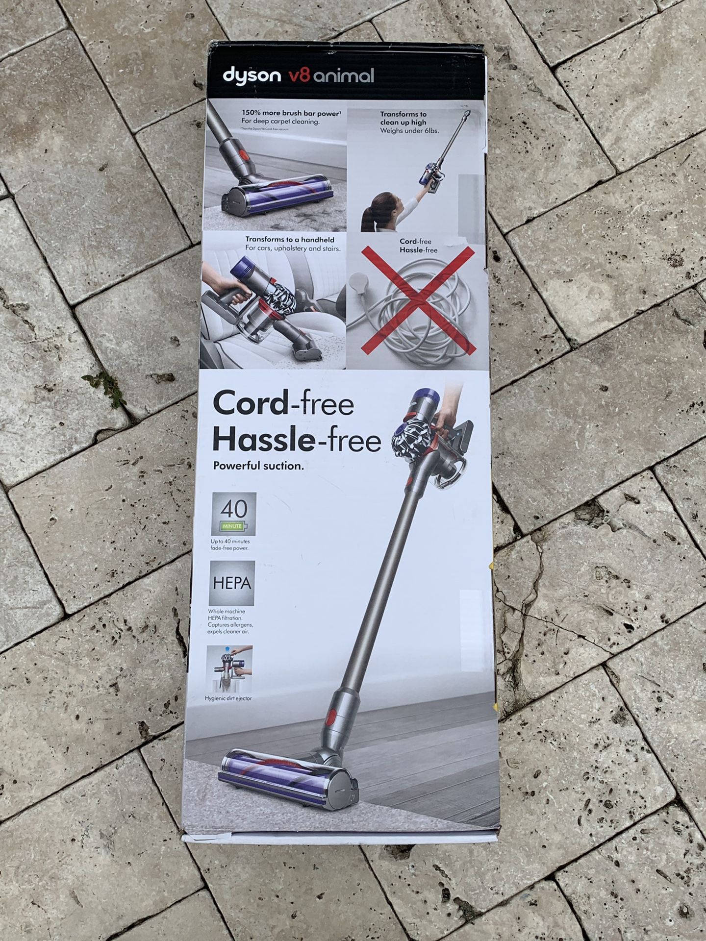 No Offers Dyson V8 animal vacuum new sealed box