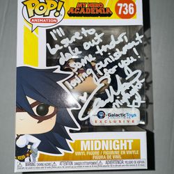 Midnight Galactic Toys Exclusive Funko Pop Signed 